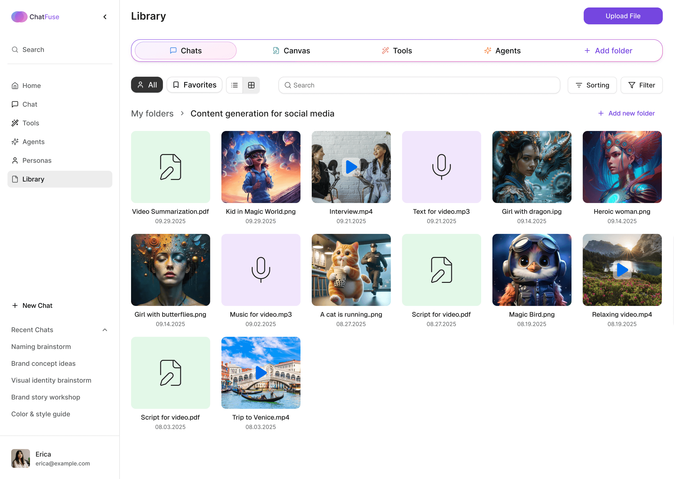 Library interface